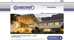 Desktop Screenshot of guardianalarmsecurity.com